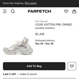 Louis Vuitton White and Silver Perforated Sneakers in very good condition